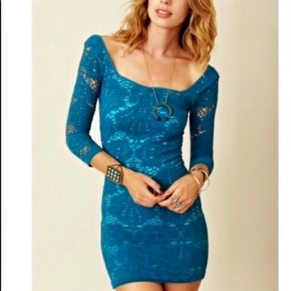 Free People Lace Bodycon Dress